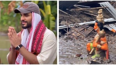Abhishek Malhan shared pictures from the flood-affected area. Abhishek Malhan shared pictures from the flood-affected area.