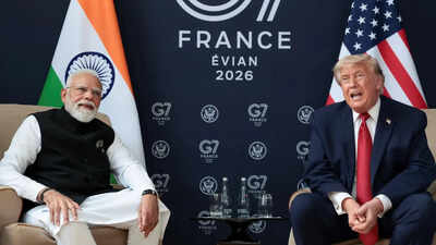 PM Modi and Trump held bilateral talks on June 17 at Evian-les-Bains on the sidelines of the G7 summit India was wary of Trump’s ‘unpredictable behaviour’, chose no joint presser with PM Modi: Report