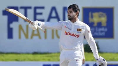 Sri Lankan batsman Dhananjaya de Silva (AP/PTI) 'We have the upper hand': Sri Lanka captain's warning to India ahead of Galle Test