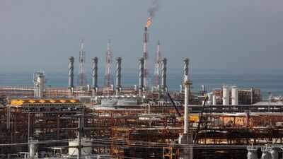 Gas refinery at the South Pars gas field in Asalouyeh, Iran. (AP Photo) Iran discovers over 7.5 trillion cubic feet of gas reserves as US blockade squeezes energy sector