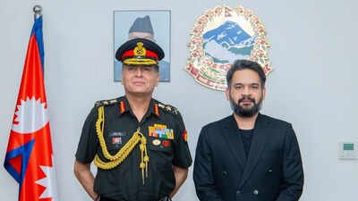 Army chief General Seth with Nepal PM Balendra Shah Army chief Seth meets Nepal PM Shah, discusses defence ties amid border tensions