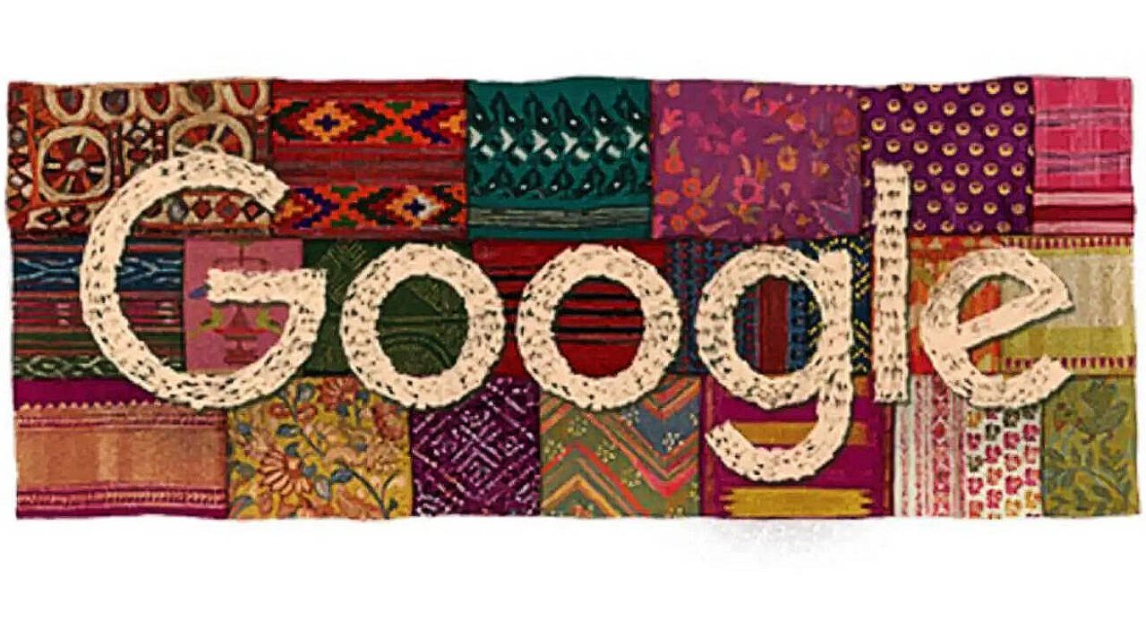 Google Doodle honours India's 80th Independence Day with vibrant textile art