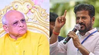 Gujarat CM Bhupendra Patel; Telangana CM Revanth Reddy 'Double standard': Overseas Congress on denial to Revanth Reddy, nod for Gujarat CM's US visit