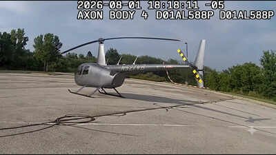 Photo credit: Washington County Sheriff's OfficeThe picture is enhanced by AI A 69-year-old Wisconsin pilot landed his helicopter in a Cabela’s parking lot for a shopping trip; deputies checked the flight and issued no citation