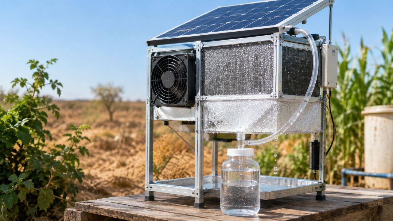 How Aniket Sarkar’s low-cost system captures water from dry air for farmers in arid regions