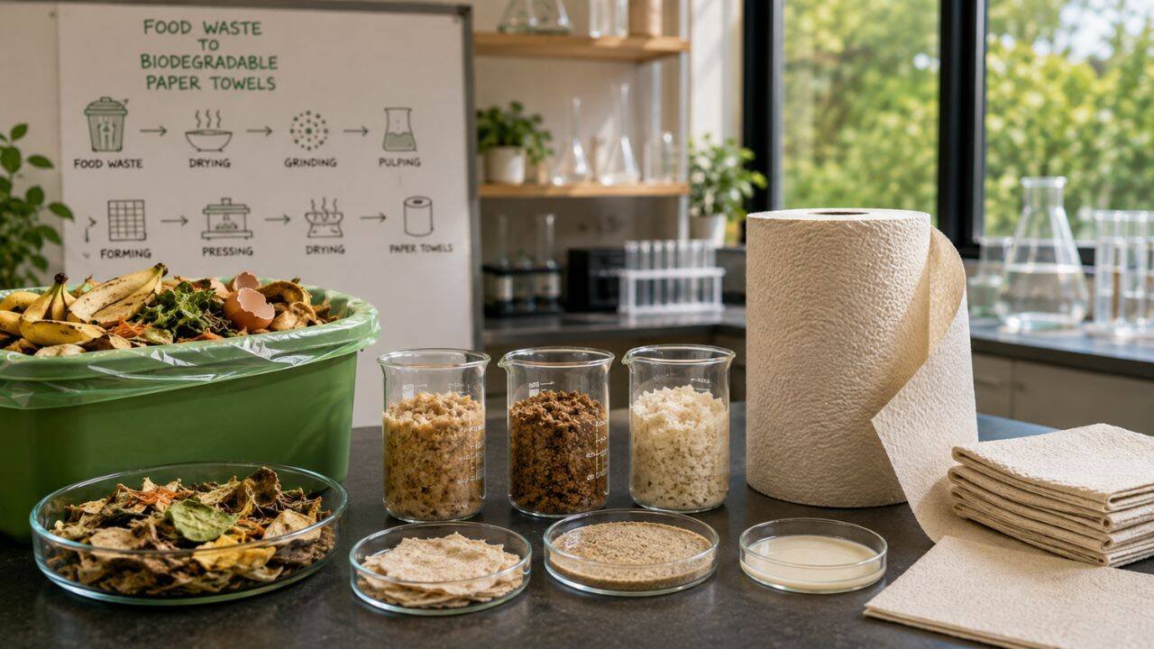 How discarded food scraps are being turned into useful cellulose fibres <br>