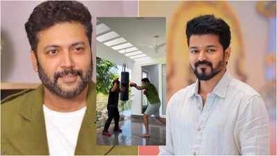 How Ravi Mohan's fitness routine is inspired by 'Jana Nayagan' actor Vijay's 'Mindspace'. Ravi Mohan channels Thalapathy Vijay’s ‘mindspace right now’ with intense boxing session, fitness expert explains how workout boosts strength, stamina and mental health