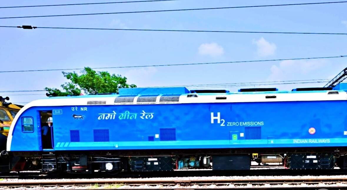 Hydrogen train emissions