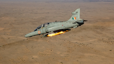 A Hawk advanced jet trainer aircraft firing rockets during a training exercise. (Image credit: IAF) Beyond the Hawk: How IAF's 150 new trainers will prepare pilots for next-gen air combat