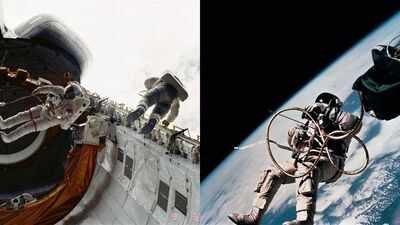 Nasa astronaut Anil Menon's Aug 6 spacewalk continues a six-decade evolution from near-disastrous first attempts to routine orbital maintenance.(Image credit: Nasa) Spacewalks explained: How humans learned to work outside Earth