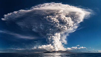 Image AI generated In 2022, the Hunga Tonga eruption sent huge amounts of water vapour into the stratosphere, causing changes in ozone levels and radiation effects