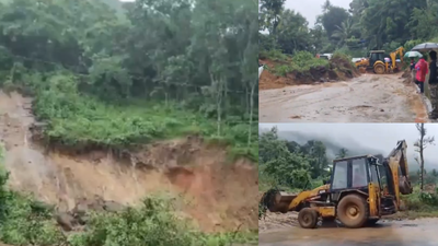 Incessant heavy rainfall triggered landslides and flash floods across central Kerala on Saturday Kerala rain havoc: 2 dead, several feared trapped as landslides, floods batter state