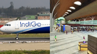 IndiGo flight operating from Kolkata to Chennai with 224 people on board, declared a full emergency at 11.29pm. IndiGo flight makes emergency landing after engine failure; full emergency declared at Chennai airport