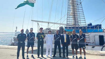 INS Sudarshini arrives in Lisbon, strengthens India-Portugal naval ties during Lokayan 26 expedition INS Sudarshini in Lisbon to boost India-Portugal naval partnership