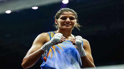 CWG 2026: World champion Jaismine Lamboria beats Michaela Walsh to win Women's 57kg Boxing Gold