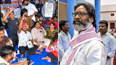 Protest enters 17th day 'Only 3 of 13 exams cancelled': Students reject Jharkhand govt's '98% demands met' claim