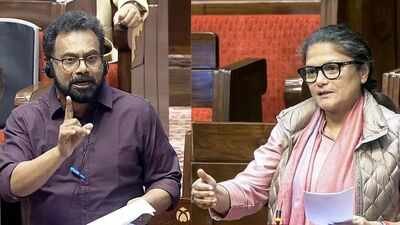 John Brittas and Sushmita Dev ‘Sushmita Dev called me lungi wala’: CPM’s John Brittas on BJP MP; uproar in Rajya Sabha over alleged remark