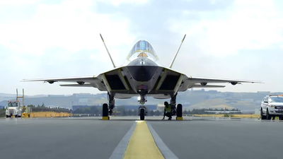 A prototype of the Kaan fifth-generation fighter undergoing taxi trials. (image credit: Turkish Aerospace Industries) India lags behind in race for fifth generation fighter jet; Turkey surges ahead