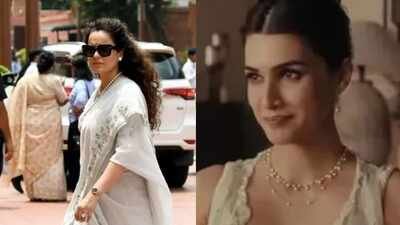 Kangana Ranaut reacts to Kriti Sanon's raksha bandhan ad being withdrawn and the 'Mimi' actress' statement to the backlash: 'How can one have such a foolish way of thinking?'