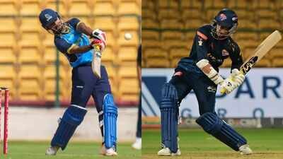 Karan Lal and Shubhang Hegde Shubhang Hegde, Karan Lal impress Sourav Ganguly and Yuvraj Singh at Delhi Capitals' Bengaluru trials