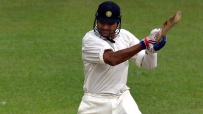 Gagan Khoda in a first-class match. (X Images)