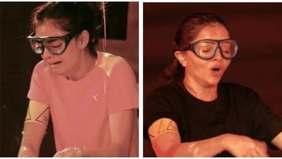 Ruhaanika Dhawan and Rubina Dilaik were crying in pain during the task.