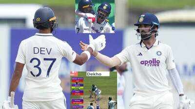 IND vs SL 1st Test: How Devdutt Padikkal's alertness saved KL Rahul's wicket in Galle - WATCH