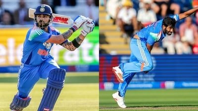 Jasprit Bumrah and Virat Kohli for India. (ANI)