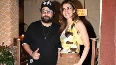 Kriti Sanon dinner outing look worth Rs 5.5 lakh (Image Credits Yogen Shah for Etimes) Kriti Sanon steps out in a look worth Rs 5.5 lakh for casual dinner outing with sister Nupur amid Raksha Bandhan commercial backlash