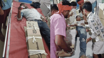 Kunal was riding his motorcycle when he met with an accident near Harsain Bridge. He suffered a fracture in his right leg. Watch: Accident victim's fractured leg tied with carton at Bihar Hospital; probe ordered