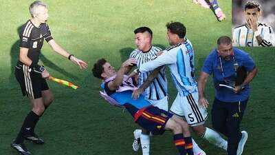 Leandro Paredes FIFA bans Leandro Paredes for 10 matches over World Cup final scuffle