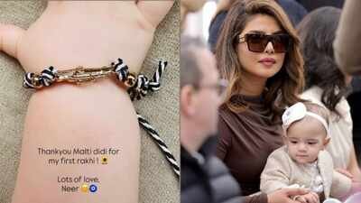 Malti Marie Chopra Jonas sends first Rakhi to cousin Neer; Priyanka Chopra and Parineeti Chopra share heartwarming family moment