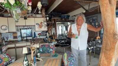 As Bluewater spent more time on Protection Island, he wanted to make it his permanent home. (Picture: Facebook) In the 1970s, Marty Bluewater bought a small piece of a Washington island planned for 800 homes; decades later, the entire 400-acre island is a wildlife refuge and he is its only resident