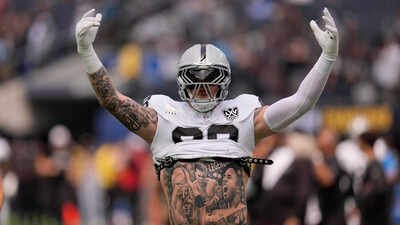 Las Vegas Raiders edge rusher Maxx Crosby was voted the No. 24 player on the NFL Top 100 for 2026. (Image via Getty) How could Maxx Crosby’s top 25 ranking change the Cowboys’ 2026 trade plans?