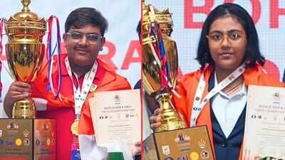 Mayank Chakraborty and Pratitee Bordoloi (Special Arrangements) Northeast's first GM, 17-year-old Mayank Chakraborty and pupil Pratitee Bordoloi become Asia's junior chess champions