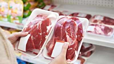This food package can tell when meat is spoiling by changing colour from purple-red to yellow-green before the damage is obvious
