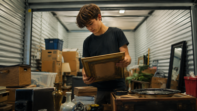 PC: AI Generated Meet Michael Haskell: The 18-year-old who turned $10 storage units into $135,000 business from other people's abandoned belongings