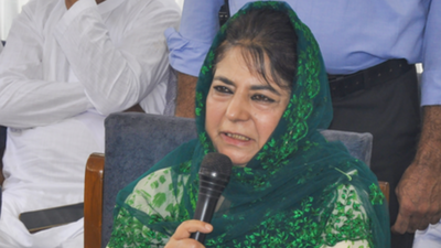 People’s Democratic Party (PDP) president Mehbooba Mufti PDP president Mehbooba says she is ‘dimagi Naxal’; NC blames her for Article 370 abrogation