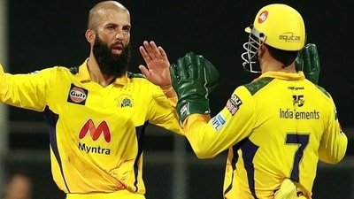 Moeen Ali played under MS Dhoni at CSK too. (X)