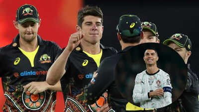 Moises Henriques of Australia (second from left) Born in Cristiano Ronaldo's hometown, former Australia cricketer to lead Portugal's T20 World Cup bid