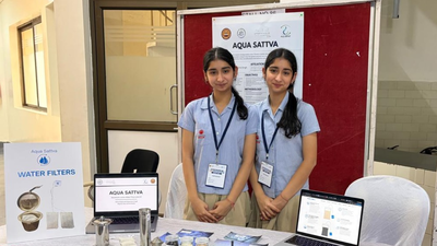 Naina and Nayantara Singh developed the low-cost plant-based water filter. Delhi-NCR twin sisters turn okra, fenugreek and rice husk into a Rs 100 electricity-free water filter; IIT Delhi tests show up to 93% removal of PFAS