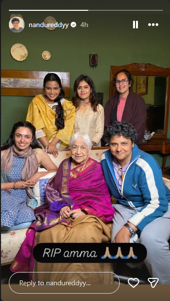 Nandini Reddy's IG post