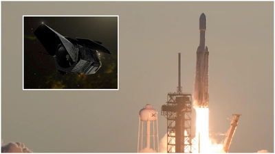 A SpaceX Falcon Heavy rocket with the space observatory Roman Telescope lifts off from launch complex 39A at the Kennedy Space Center From strange worlds to rare planets: Nasa’s Roman Telescope begins its cosmic hunt