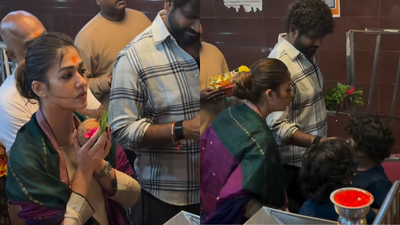 Picture Credit: Facebook Nayanthara seeks blessings at Siddhivinayak temple with Vignesh Shivan and twin sons amid Mumbai shoot
