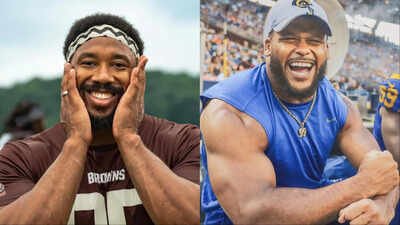 Aaron Donald is back and Myles Garrett could help turn the Los Angeles Rams into an NFL Super Bowl nightmare (Image via Pinterest: Myles Garrett and Aaron Donald) Aaron Donald is back and Myles Garrett could help turn the Los Angeles Rams into an NFL Super Bowl nightmare