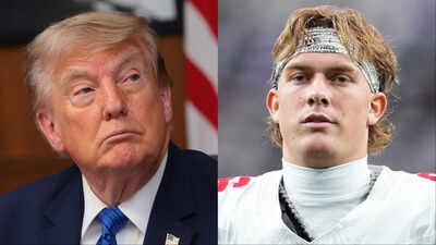“I like their quarterback a lot”: Donald Trump stirs Jaxson Dart controversy by picking New York Giants as favorite for Super Bowl 2027 (Image via Getty: Donald Trump and Jaxson Dart) “I like their quarterback a lot”: Donald Trump stirs Jaxson Dart controversy by picking New York Giants as favorites for Super Bowl 2027