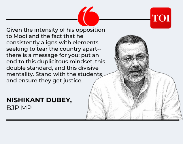 Nishikant Dubey quote card