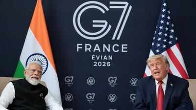 PM Modi and President Trump met on the sidelines of the G7 Leaders’ Summit in France in June. 'Normal practice for VVIP visits': Govt clarifies Sergio Gor's 'no questions' remark on PM Modi-Trump meeting