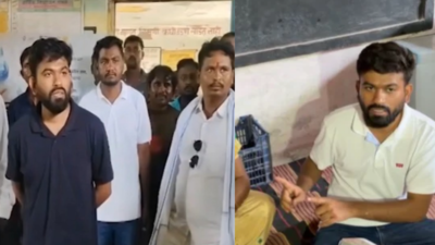 Police registered a case against Abhijeet Dipke and others for entering a government school FIR against Abhijeet Dipke for 'entering govt school without permission, threatening teachers'