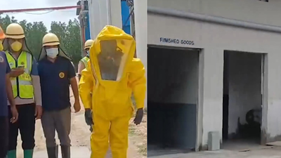 Police said that the leaked chemical is suspected to be sulphur dioxide. Suspected sulphur dioxide leak kills 3 factory workers in Karnataka's Yadgir
